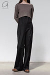 BASERANGE Macaulay Sweater Merino Wool France BAS-KMAL-BM-WI22-0 Mixed Rock Brown KMAL-BM-WI22